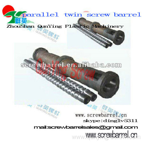 Sjsz China Twin Parallel Barrel And Screw For Plastic Machine 